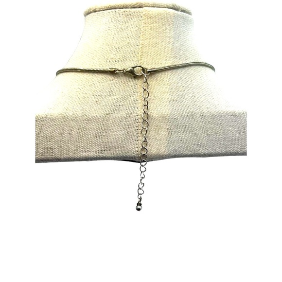 Vintage Abalone Shell Pendant Necklace. A81 - Picture 8 of 9